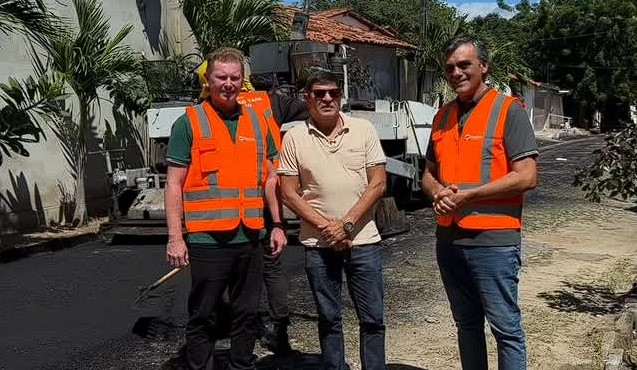 Naumi Amorim e Tanilo Menezes acompanham obras e reforçam avanço da infraestrutura em Caucaia