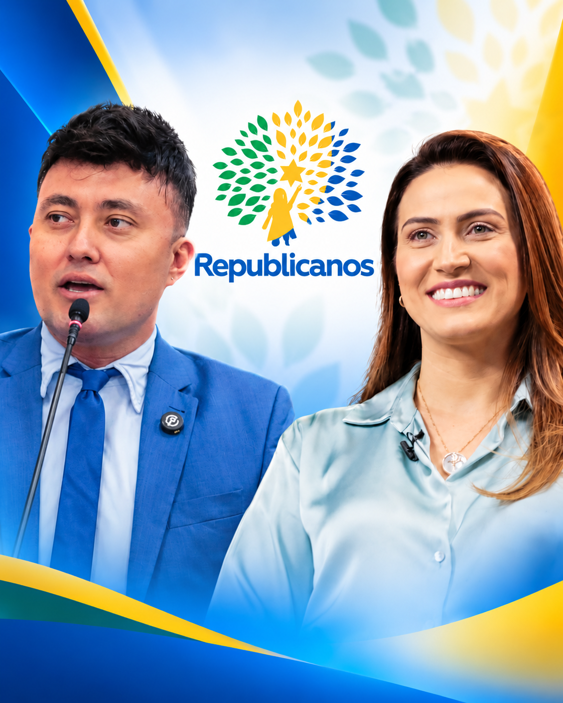 A articulação que surpreendeu o Ceará: Michel Lins e Érika Amorim fortalecem o Republicanos com estratégia e união política